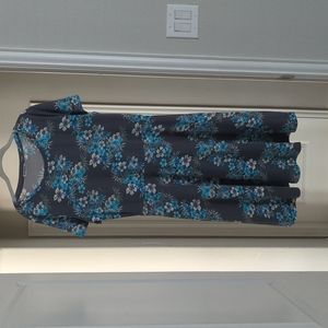 Tropical flower dress